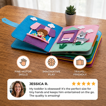 Sensory Learning Book - Montessori Fun for Kids