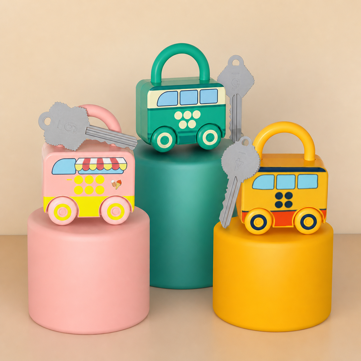 InteractiveLocks - Montessori Learning Toy with Interactive Locks