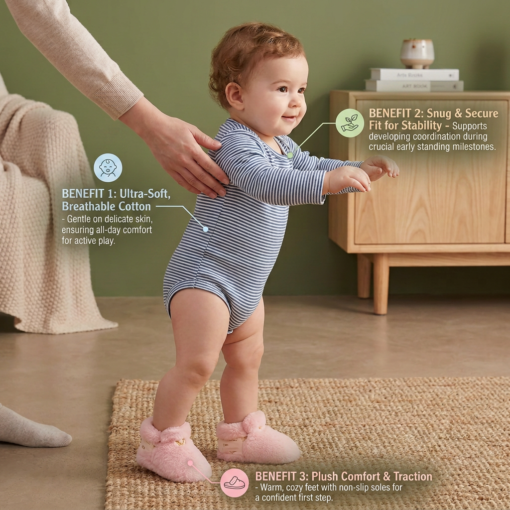 Fluffy sock shoes for babies