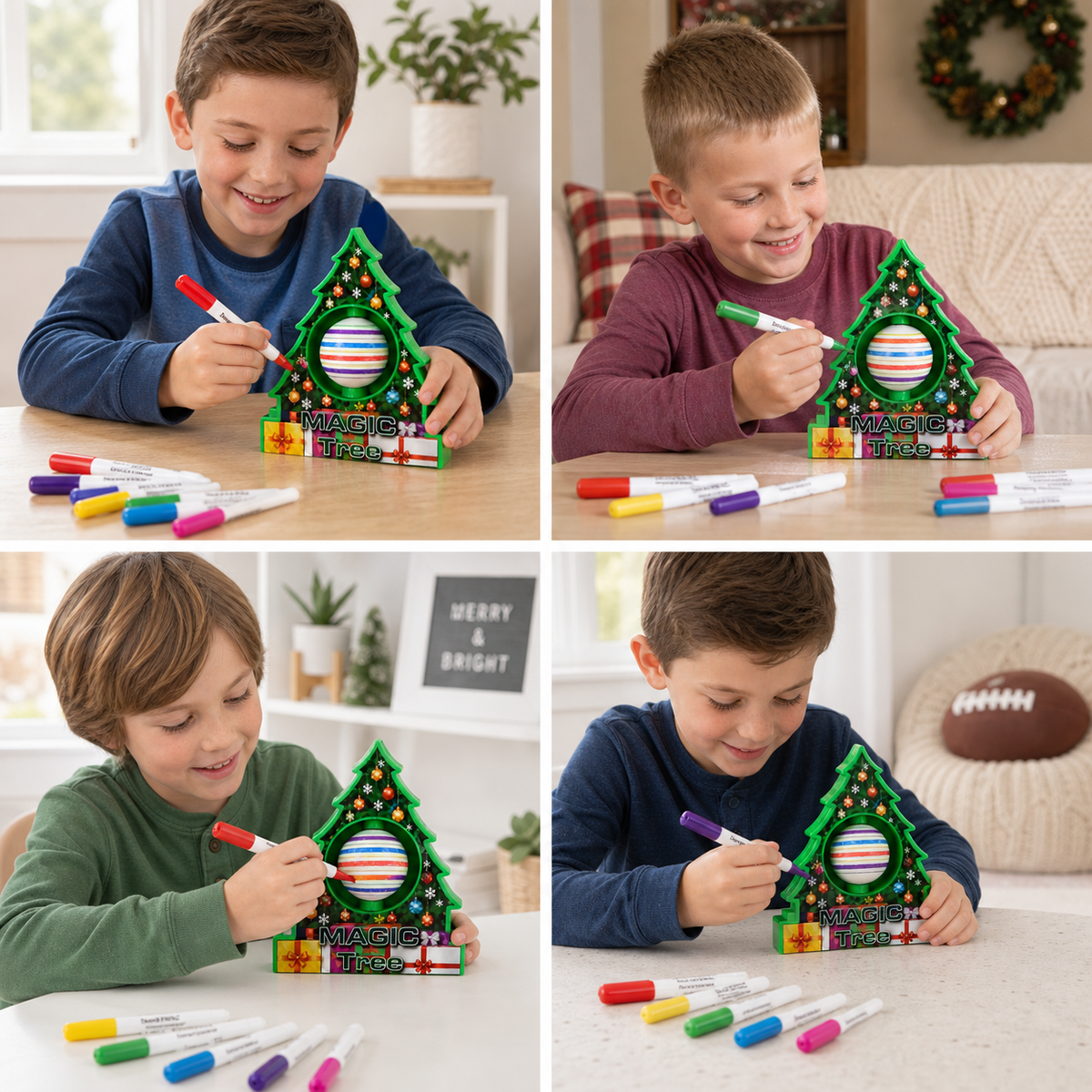 DIY Christmas Spinning Ornament Painting Kit