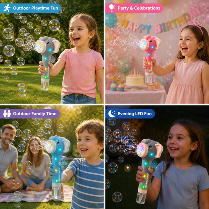 Elephant Bubble Stick Toy