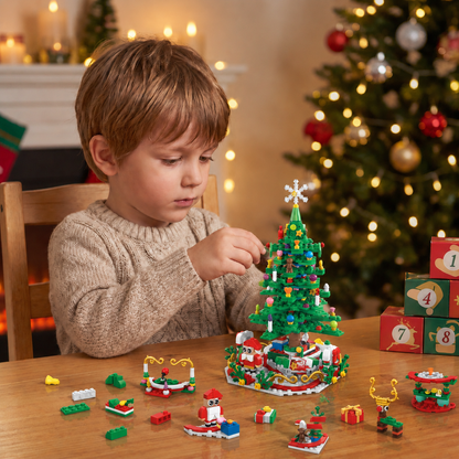 Christmas Tree Building Blocks Advent Calendar for Kids