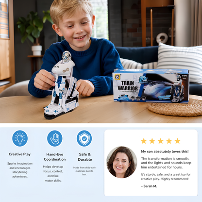 Transforming Robot Train Toy
