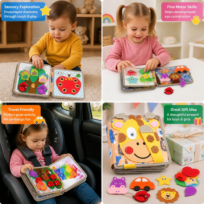 Montessori Sensory Giraffe Story Book