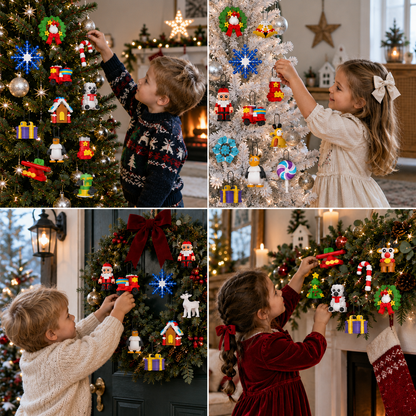 Christmas Ornament Building Blocks Advent Calendar