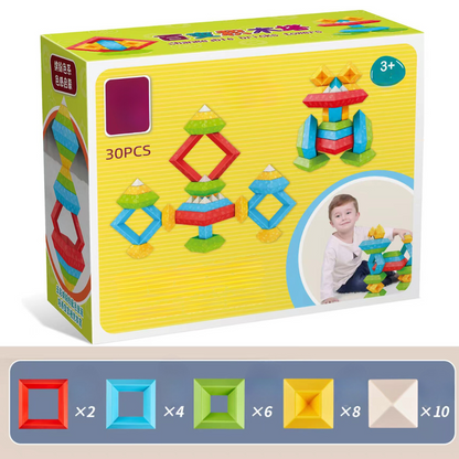 Child-Friendly Montessori Stacking Stones