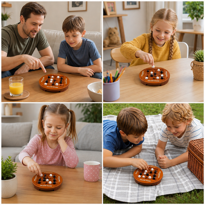 Rotating Logic Strategy Game – 4-in-a-Row Family Brain Teaser