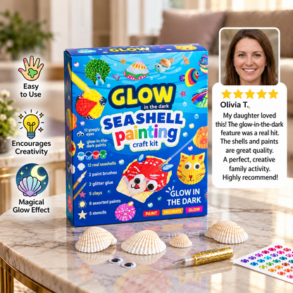 Glow in the Dark Sea Shell Painting & Craft Kit
