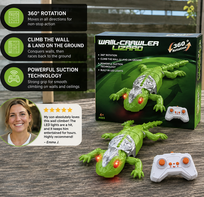Remote Control Wall Climbing Spider/Gecko – RC Climbing Toy for Walls & Ceilings