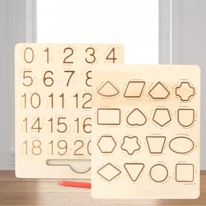Wooden Alphabet Board