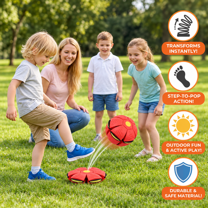 Magic Transforming Flying Disc Ball – Interactive Toy for Kids