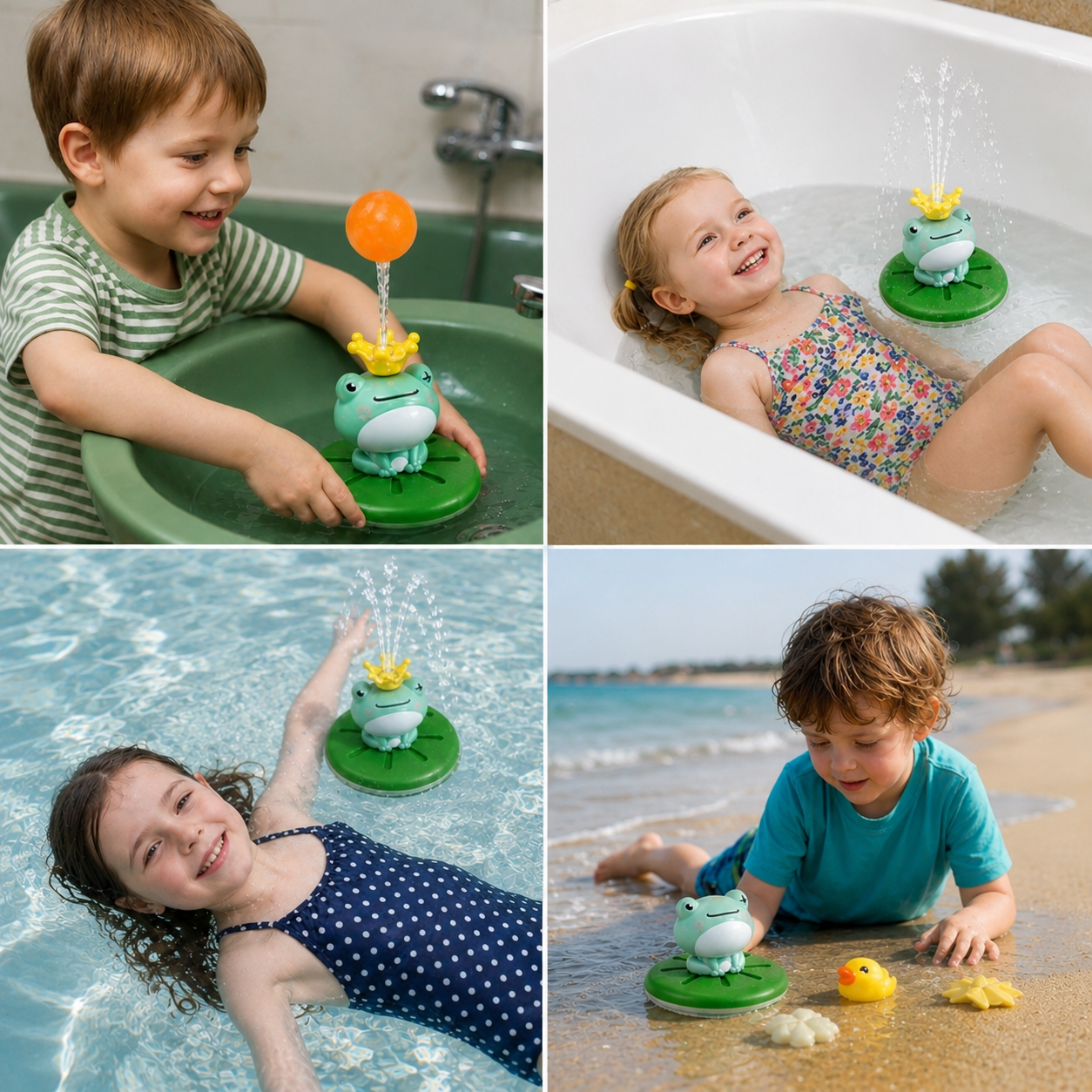 Frog Bath Toy for Kids
