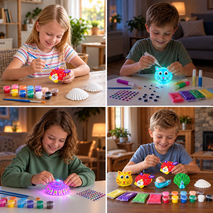 Glow in the Dark Sea Shell Painting & Craft Kit