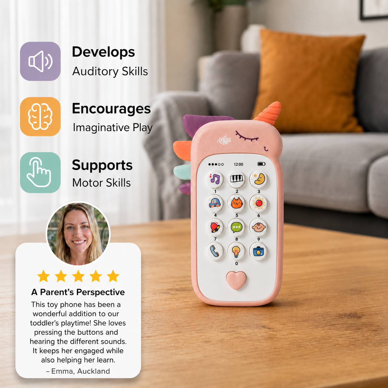 Sensory sound phone for children