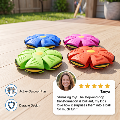 Magic Transforming Flying Disc Ball – Interactive Toy for Kids