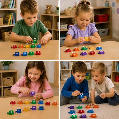 Letters and Maths Locks and Keys Educational Game