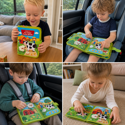 Sensory Montessori activity book for little explorers