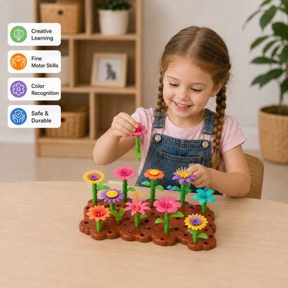 Flower Building Blocks Set