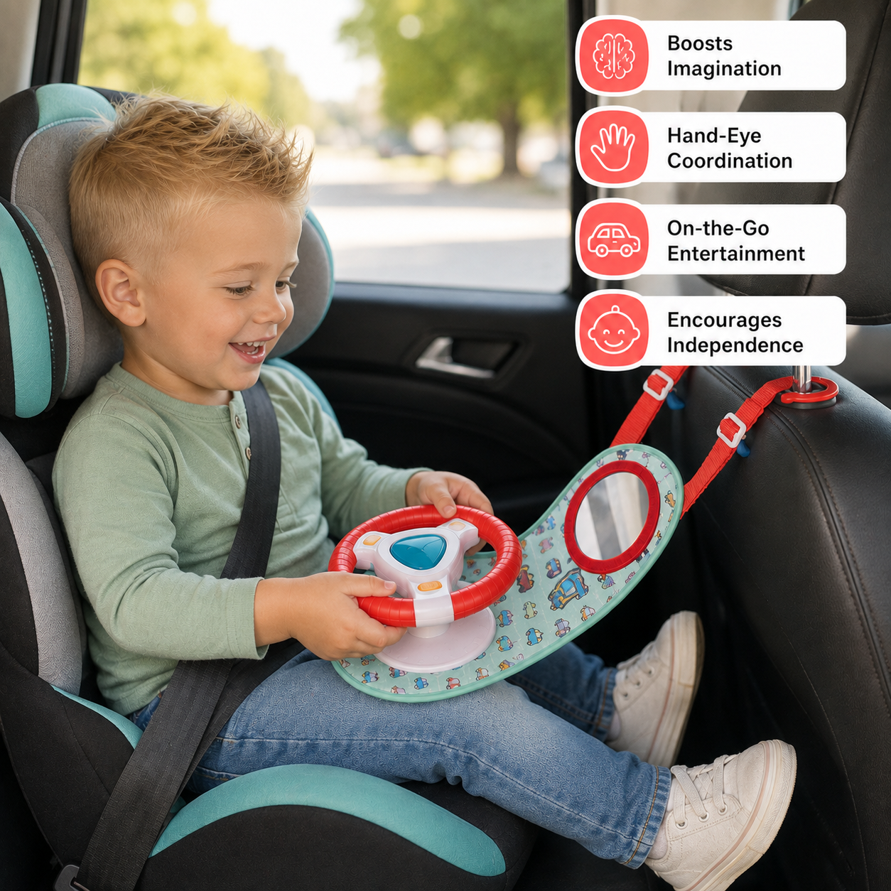 Baby Driving Wheel Toy – Interactive Fun for Your Little One