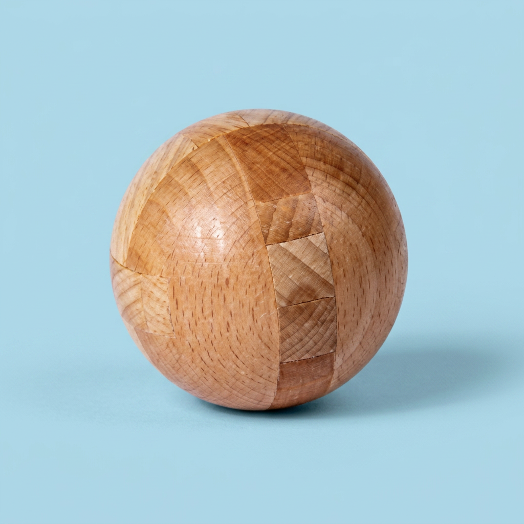 Montessori 3D Wooden Brain Puzzle - Early Learning Toy
