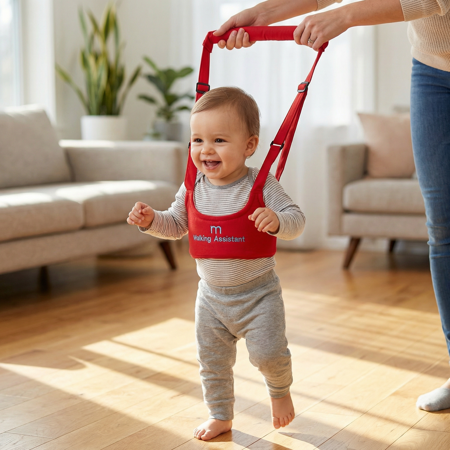 Adjustable Baby Walking Harness with Safety Strap