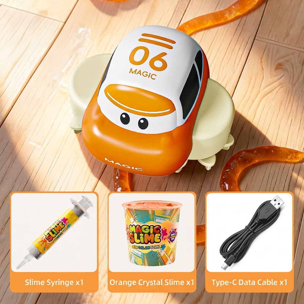 Magic Slime Race Track Set – DIY Electric Car Adventure