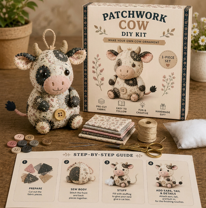 DIY Animal Sewing Kit – Handmade Fabric Ornament Craft Set