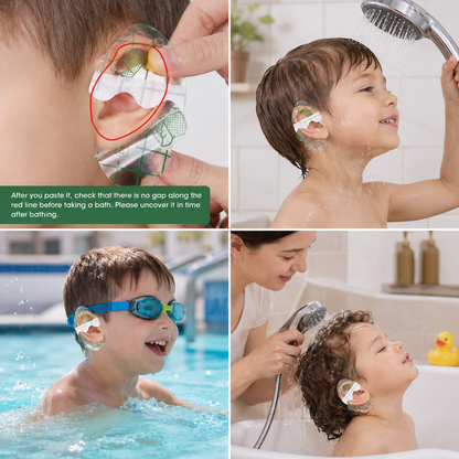Waterproof ear protection film for children