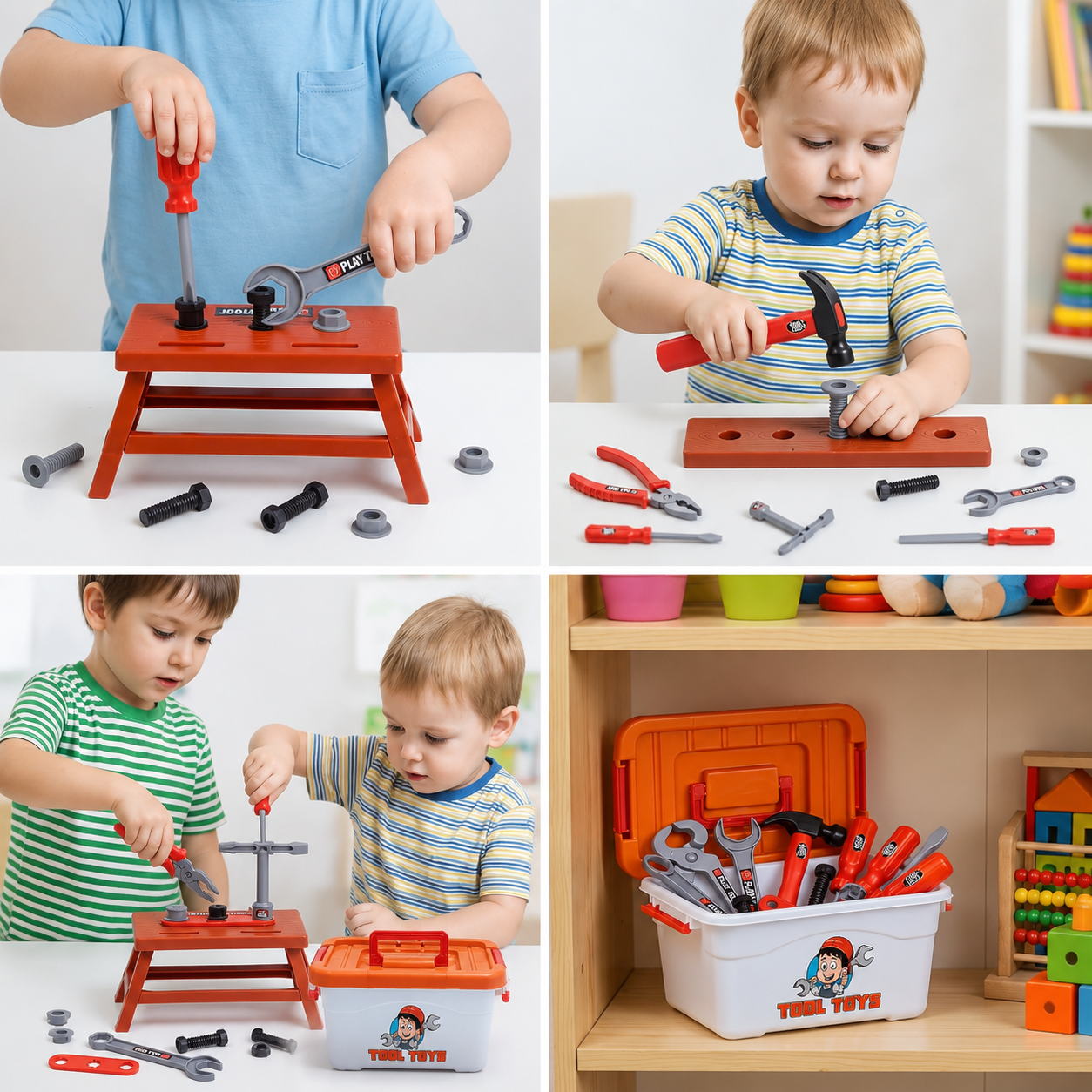 Child-Safe Tool Play Set
