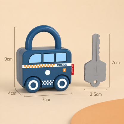 Lock & Play - Montessori Learning Toy for Toddlers with Interactive Locks