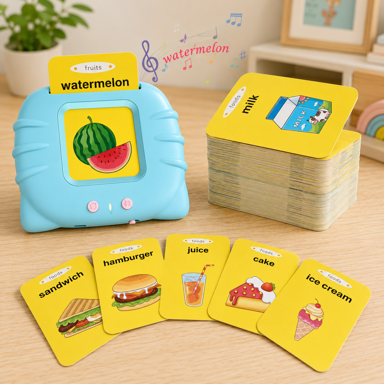 Talking English Flash Cards – Interactive Learning Game for Kids