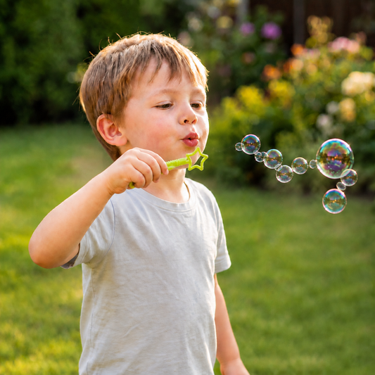 Magic Bubble Blower Stick Set