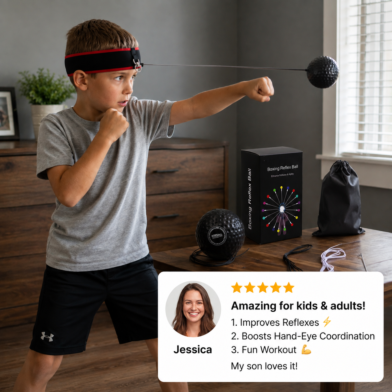 Reflex Boxing Ball Toy
