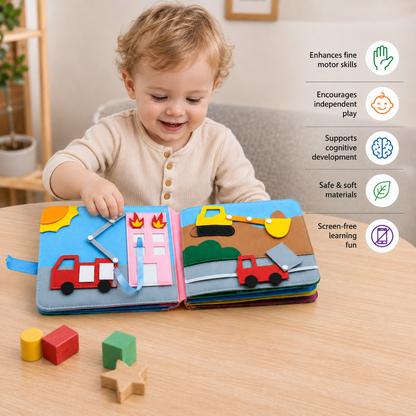 Sensory Learning Book - Montessori Fun for Kids