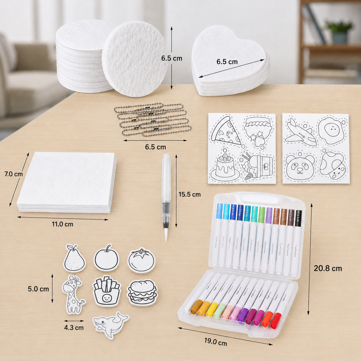 Creative Sponge Painting Art Set for Kids – DIY Bubble Effect Craft Kit