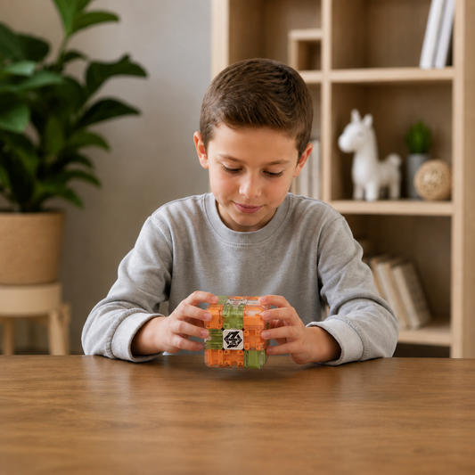 3D maze puzzle cube