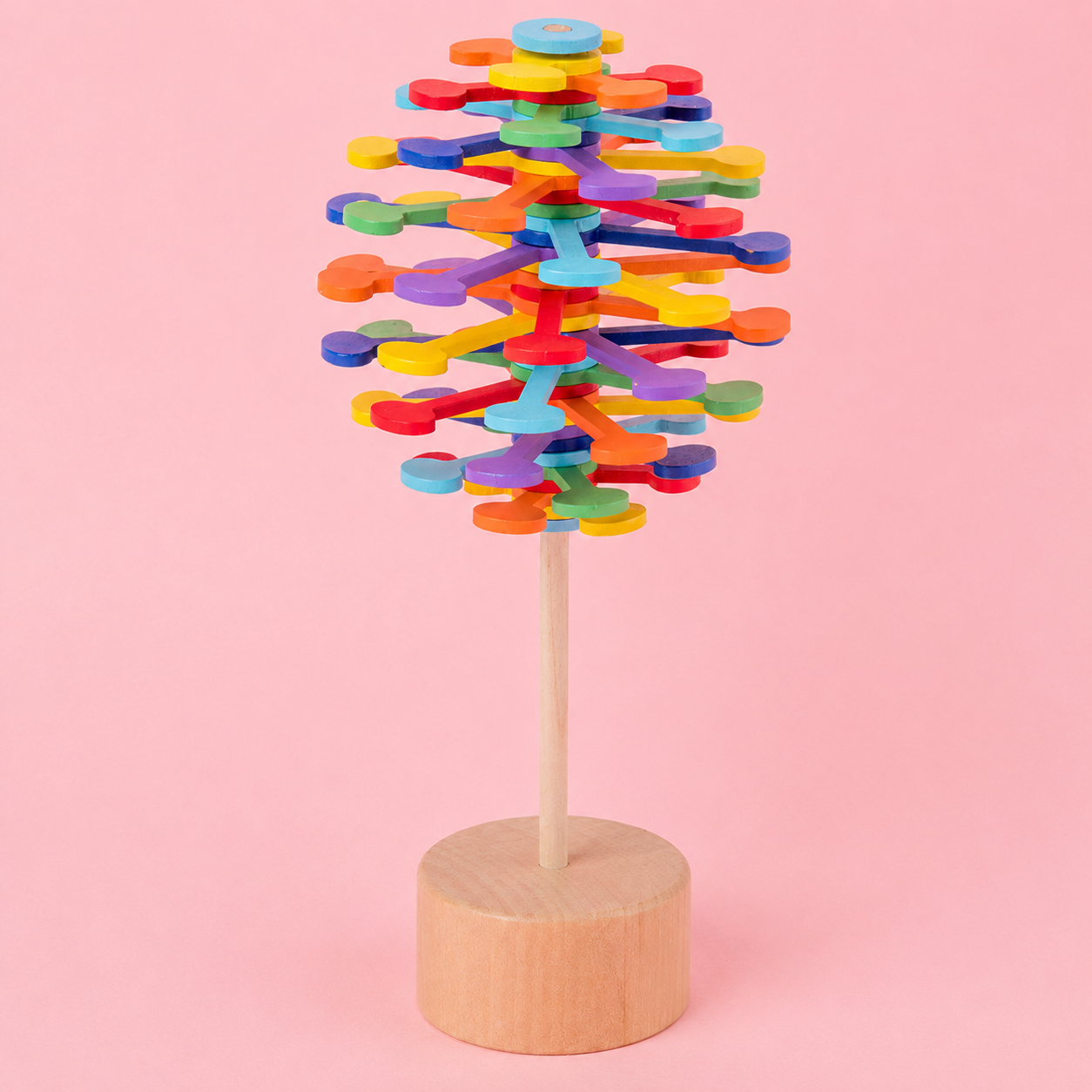 Wooden Spinner Toy - Relaxation and Focus Enhancer