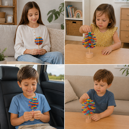 Wooden Spinner Toy - Relaxation and Focus Enhancer