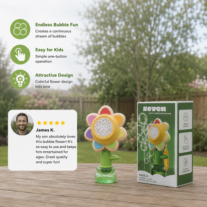 Head Shaking Bubble Flower Kids Toy