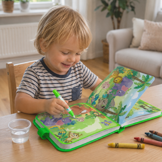 Magic Water Drawing Book – Reusable Mess-Free Colouring Fun