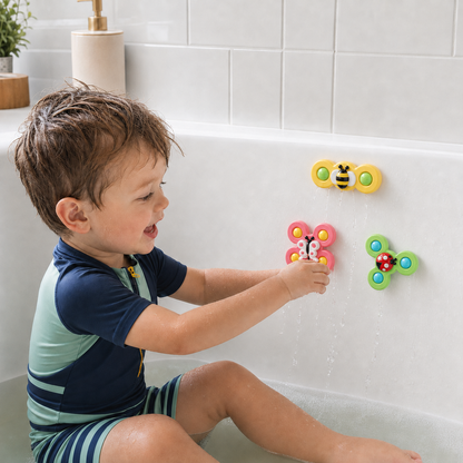 Interactive Bath Spinner Toy | Make Bath Time Fun - Spinning Bath Toy