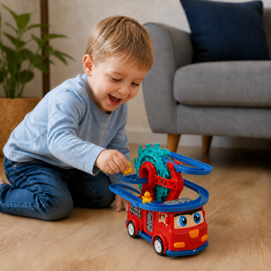 Fire Brigade Duck Slide Toy