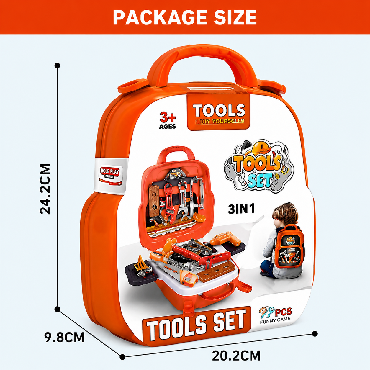 Backpack for Tiny Craftsmen