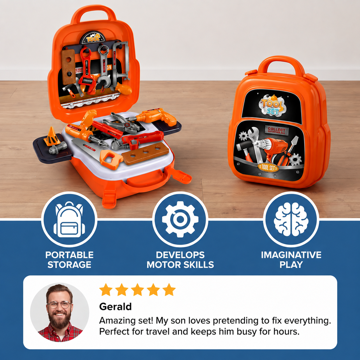 Backpack for Tiny Craftsmen