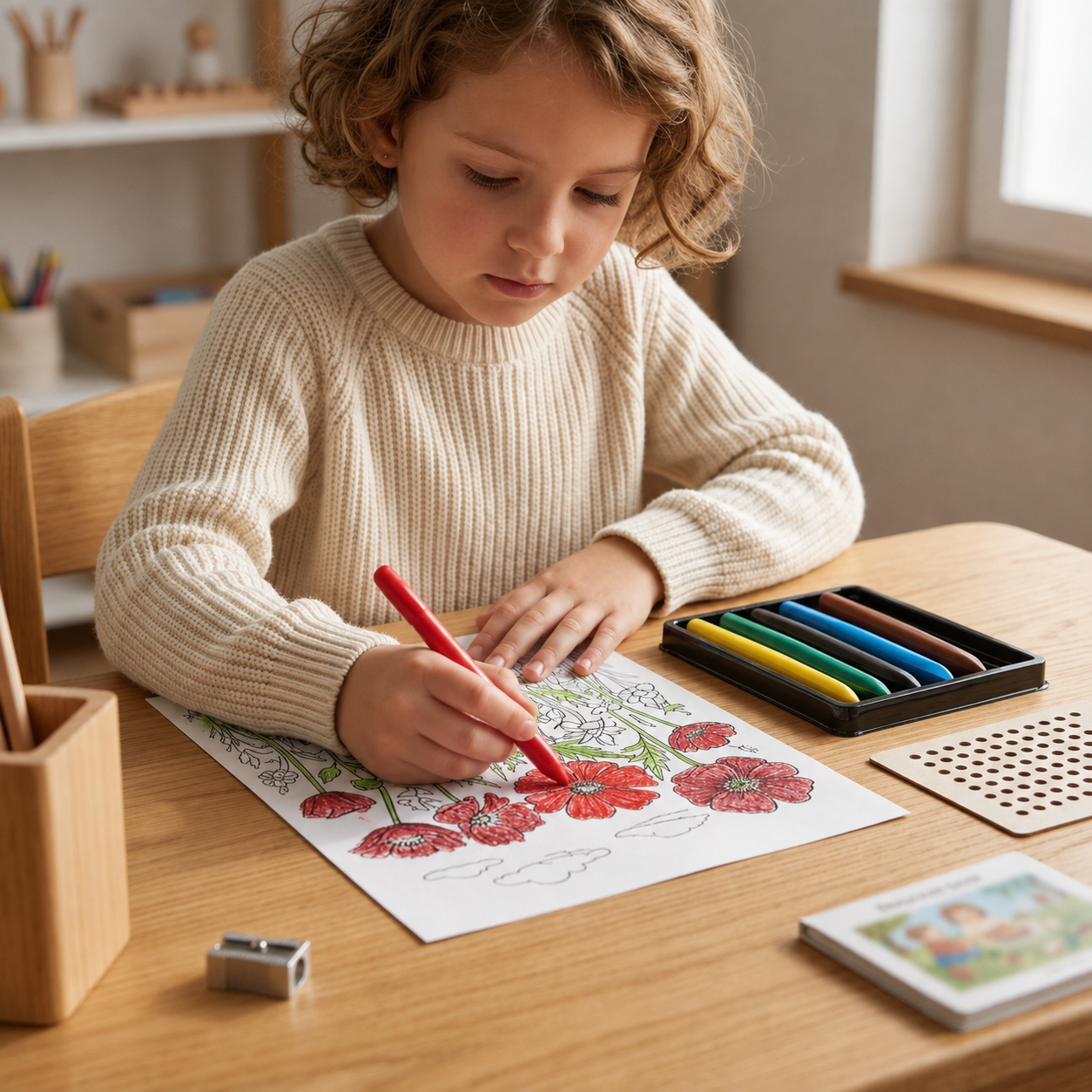 Colorful Drawing Set - No More Messy Hands! - Drawing Set for Kids