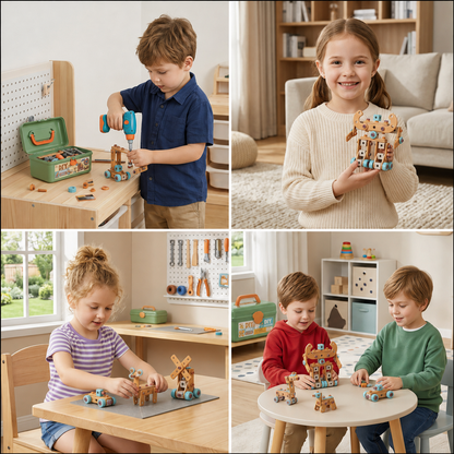 Construction Kit Playset for Little Craftsmen