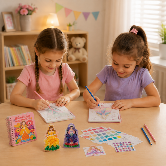 Princess Fashion Design Drawing and Craft Book