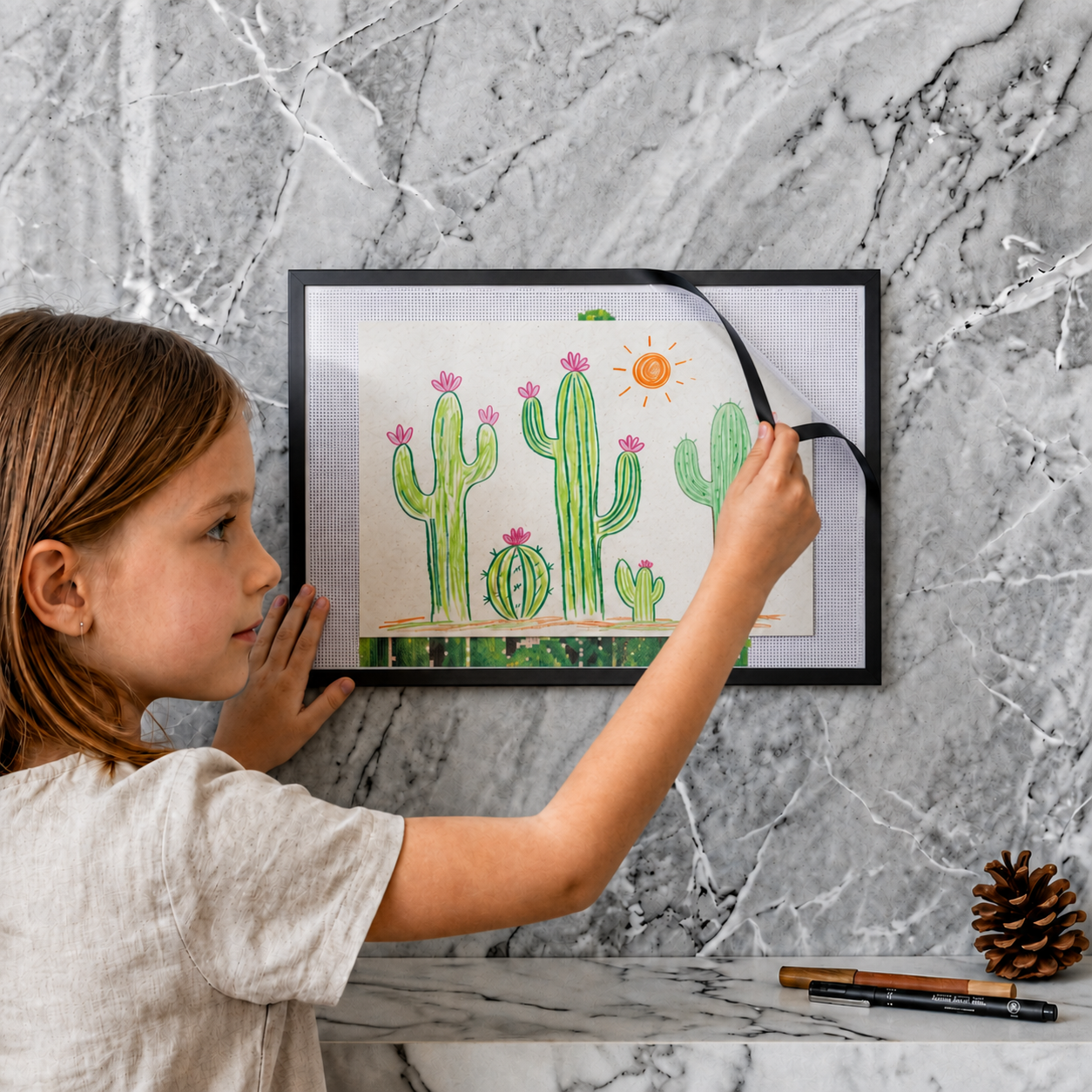 Magnetic Art Showcase - Frame Your Masterpiece