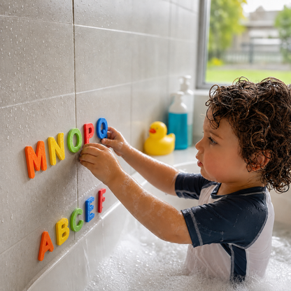 Letters Shapes Colors Bath Toy
