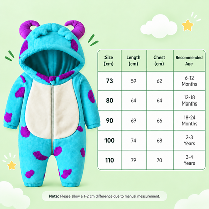 Cozy Fuzzy Costume for Babies & Toddlers